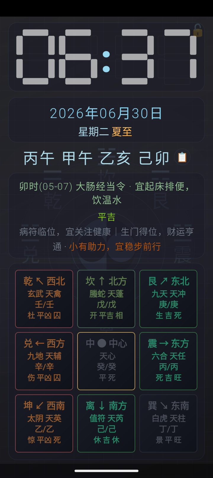 传统时钟